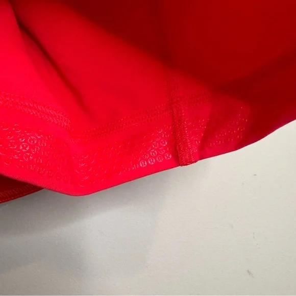 NWT Lululemon Asymmetrical Layered HR Tennis Skirt skort Sizes 6 Red/ Pink H20 - Picture 6 of 12